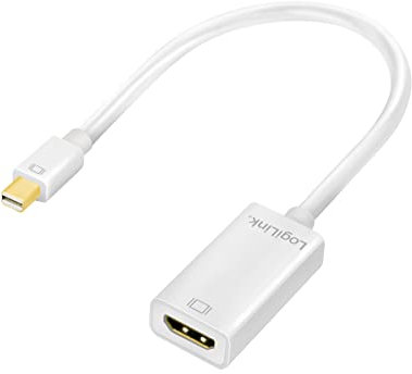 LogiLink CV0036A - Adaptador Mini DisplayPort a HDMI (apoyo Audio, VESA 1.1a)