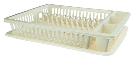 GALICJA égouttoir à Vaisselle, crème, 46 x 37 x 8,5 cm