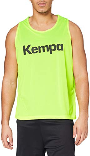 Kempa Herren Bekleidung Teamsport Weind-markierungsleibchen Markierungshemd, Fluo Gelb/Kempablau, XL-XXL EU