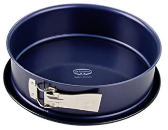 Dr. Oetker Molde repostería horno desmontable redondo con base antigoteo para servir y cierre hermético de seguridad, base esmaltada y aro antiadherente de cuidada calidad, 28cm, 1ud. BACK-LIEBE