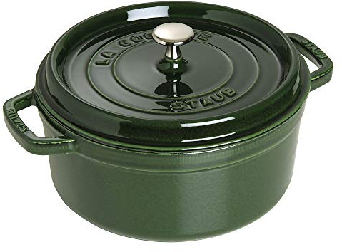Staub Cast Iron Cocotte Made in France, 4-qt, Basil