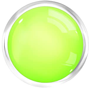 ANDANTE Fluoreszenter Chunk Click-Button Druckknopf (NEON Grün) für Chunk-Armbänder, Chunk-Ringe und andere Chunk-Accessoires