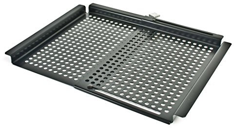 Charcoal Companion CC3010 SpaceSaver einstellbares Grill-Gitterrost, 2,59 x 40,64 x 32 cm, schwarz