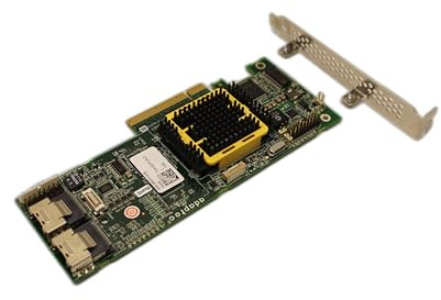 Adaptec RAID 5805 Contrôleur de stockage (RAID) 8 Canal SATA-300 / SAS faible encombrement 300 Mo/s RAID 0, 1, 5, 6, 10, 50, JBOD, 1E, 5EE, 60 PCI Express x8