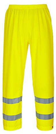 Portwest Sealtex Ultra Trousers Waterproof Outdoor Overall Work Protective Pants Bottoms ANSI E, Medium Yellow