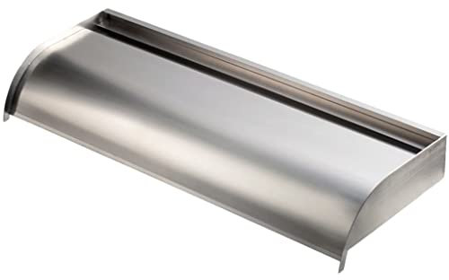 Ubbink Wasserfall Nevada Edelstahl 90 cm Bachlauf Gartenbrunnen Zierbrunnen BioPure 2000 Basic ca. 30 cm