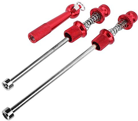 Alomejor Schnellspanner Arretieren Hebelrads Rennradspanner Arretieren Sicherheit (rot)