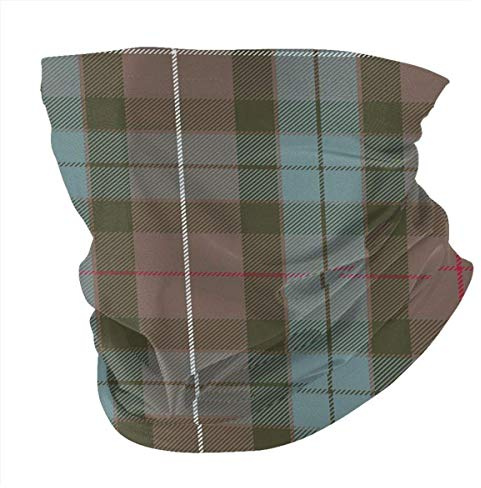 Vince Camu Fraser Hunting Weathered Tartan,Gesichts,Multifunktionstuch Rundschal,Winddicht Balaclava,Schlauchschal,Halswärmer,Halstücher,Männer Frauen Sturmhaube