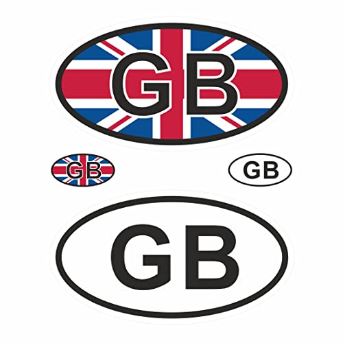 BIKE-label Länderkennzeichen Aufkleber 2D England für Auto Motorrad Tür Camper Sticker X400006VA