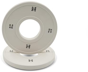 GYM DISTRICT Hantelscheiben 50mm - Fitness-Gewichte für jede 50mm-Olympia-Hantelstange - Gusseisen, gummiert, praktische Griffe - Ideale Trainingsgewichte für dein Home Gym - Verschiedene Gewichte…