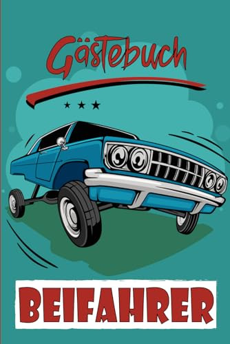 Beifahrer Gästebuch: Ein unterhaltsames Beifahrer-Gästebuch für Bewertungen während der Fahrt, mit einer Vielzahl witziger Fragen zum Ausfüllen und Lachen unterwegs . -1-