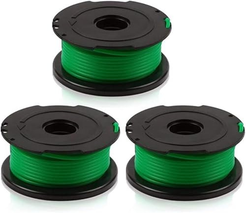 YUETTYY 3/6 pcs Strimmer Spool Line for Black & Decker GL7033 GL8033 GL9035 Strimmer A6482 thread bobbins,Autofeed Spools Replacement Trimmer Refills