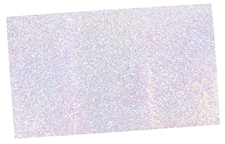 SAFIGLE Tapis Manucure à Paillettes Transparent Blanc Ab Coussin Décoratif pour Nail Art Salon de Manucure Accessoires Professionnels