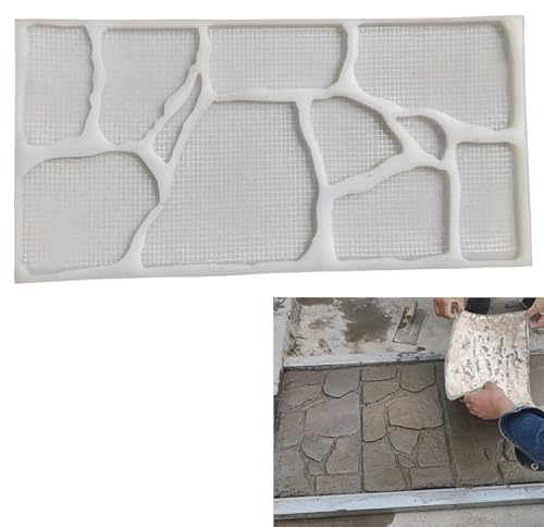 Stampi per impressione di calcestruzzo, francobolli di modello di pietra per il patio decorativo del giardino e la struttura del pavimento del cemento