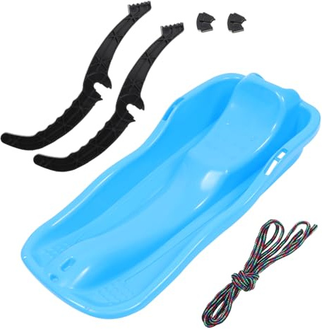 Yardwe Ski Board Snowboard Für Erwachsene Und Junge Mädchen Aus Hochwertigem Leicht Und Robust Geeignet Für Schnee Gras Und Sand Mit Ergonomischen Griffen Für Sichere Steuerung