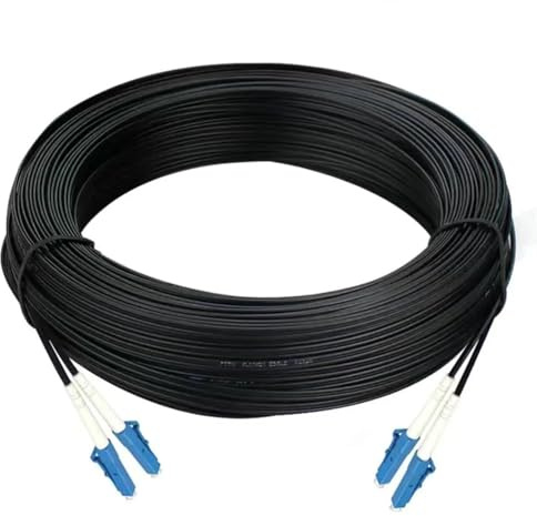 JPVLCNDJ Cavo patch in fibra ottica duplex FTTH LC UPC da 5 pezzi con cavo in fibra da 5 metri