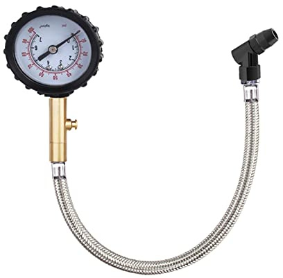 Medidor de presión de aire de neumáticos de coche, herramienta de medidor de metal, barómetros, medidor de probador para camión, motocicleta, bicicleta, medidor de presión, inflador eléctrico digital