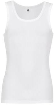 Trigema Herren Unterhemd 6624002, 2er Pack, Gr. X-Large (Herstellergröße: 8), Weiß (Weiss 001)