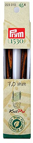 Prym 223310 Rundstricknadelspitzen NATURAL lang 11,6 cm 7,00 mm