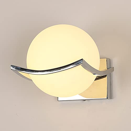 DAXGD Applique Murale Interieur, Lampe Murale de Boule, E27 Appliques Decoration Moderne pour Chambre Escalier Couloi (Ampoules Non Comprises)