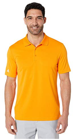 Adidas Polo de Golf para Hombre, Hombre, Polo, CF9349, Naranja Claro, S