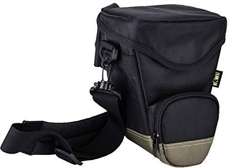 KIWIFOTOS Sac de protection rembourré résistant à l'eau et aux chocs pour Nikon D7500, D7200, D5600, D5500, D5300 DSLR SLR sans miroir, multicolore, compact