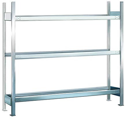 Reifenregal mit 3 Ebenen, 2,0 m Höhe, 1,3 m Breite, verzinkt, 150 kg Fachlast pro Ebene