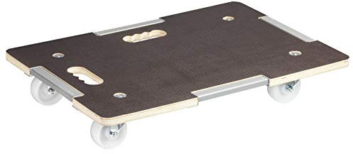 WAGNER Transporthilfe MM 1381 I 64 x 44 x 11 cm - Tragkraft 250 kg - ideal für schwere Stapelbehälter I Euro-Format I Ergo-Griffe I Ladungssicherung I rutschfeste Oberfläche - 20138101