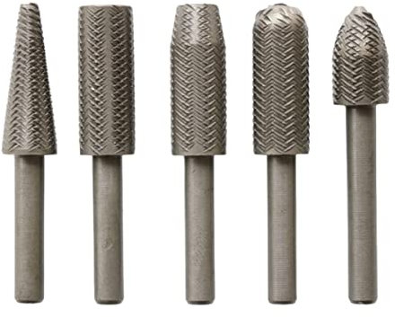 VILLFUL 1 Juego Lima Rotatoria Troqueladoras Lima De Escofina Rotatoria Lima De Madera Rotativa Eléctrica Fresas Eléctricas Fresas Rotativas Para Metal Aluminio Acero Poder