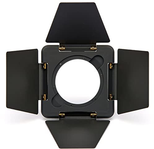 Hobolite Barndoors, Abschirmklappen-Set für Mini LED-Dauerlicht für Fotografie (20W)
