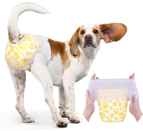 Dono Hundewindeln - 24 Stück, Windeln für weibliche Hunde, zum Anziehen, geeignet für Inkontinenz, Training, Reisen