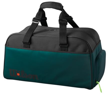 WILSON Unisex-vuxen duffelväska tennisväskor, grön/Svart, Duffel, Duffelväska