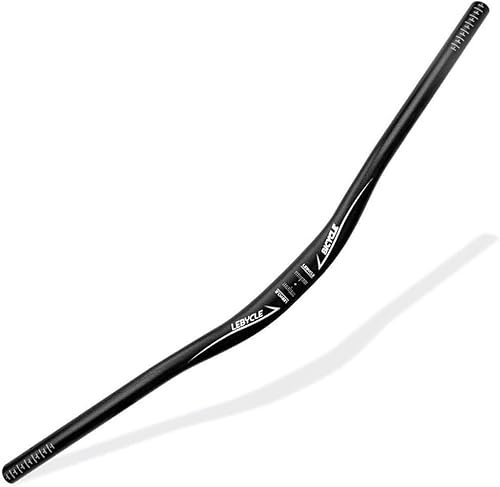 BUNIQ Aluminium-MTB-Lenker, aufrecht, 31,8 mm, MTB-Lenker, extra Langer Lenkervorbau, 25 mm, DH XC AM-Lenker