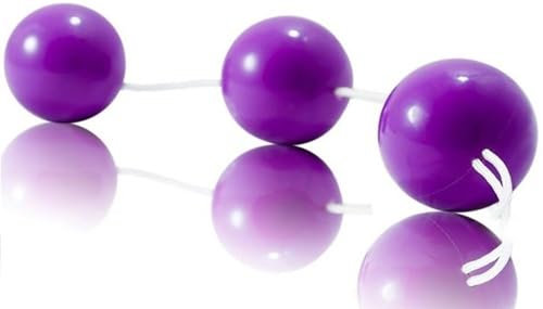 Kegel Balls Ben Wa Ball Geisha Orgasmus Trio Kegel Exercise Weighted Tone Vagina Chinese Health Balls for Hand Therapy, Exercise, and Stress Relief, ABS, Vaginal and Anal Exercise (Purple)