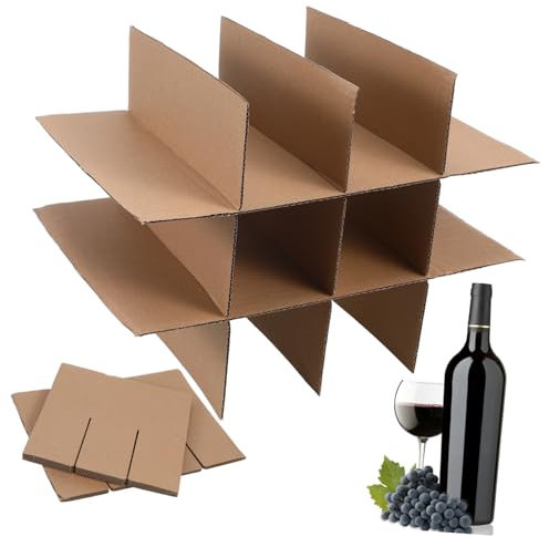 SEWACC Glastrennwände Für Umzugskartons Aus Wellpappe Trennwände Für Verpackungskartons Mit Trennwänden Für Versandkartons Schutz Für Glaswaren