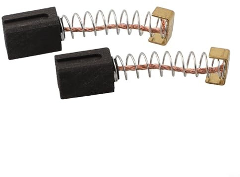 Aprilsunnyzone Lot de 2 balais de charbon de moteur au design sophistiqué pour Parkside PBH 1500 A1, 6 x 10 x 14 mm - Balais de charbon de rechange pour outil électrique