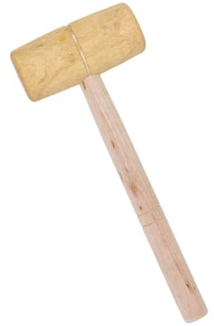 KITANDOVE Wooden Mallet for Woodworking Compact Tool Smooth Finish for Wood Crafts Design