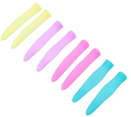 MUSISALY Manchon De Poignée En Silicone Pour Ciseaux De Manucure 4 Pièces Antidérapant Protection Coupe-cuticules Usage Professionnel Et Personnel