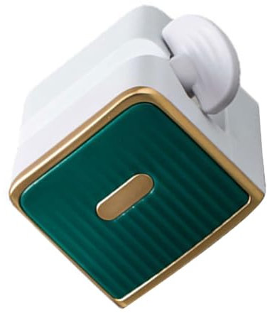 Presse-tube de dentifrice multifonction anti-poussière, distributeur de produits cosmétiques pour salle de bain et toilettes Vert