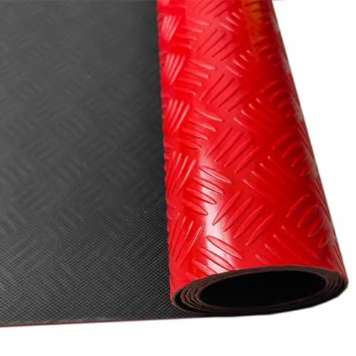 Alfombrillas grandes de protección de suelo de garaje, goma de PVC, antideslizante, para taller, almacén, vestíbulo y cocina de restaurante