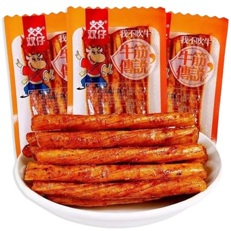 BaiLiSnacky Bastoncini Latiao Latiao 10Pcs Snack Piccanti E Piccanti Snack Autentico Cinese Vegetariano Deliziose Confezioni Di Snack Piccanti