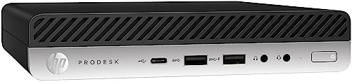 HP Mini-PC Desktop-Computer ProDesk 600 G3, Prozessor Core i5-6500T, RAM 16 GB, SSD Festplatte 256 GB M.2 NVMe, Win 11 Pro (Generalüberholt)