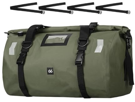 Zqxnt Sacs de voyage universels, valises, sacoches de grande capacité, sacs de vélo pour porte-bagages arrière et rangement de type lourd, organiseurs étanches pour lit de camion