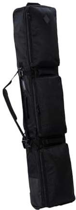 QUILSTM Kompakte, gepolsterte Snowboardtasche mit Rollen, ideal für Flugreisen, optimiert für mühelose Ausrüstungsorganisation und Mobilität.