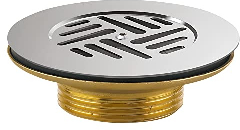 Bonde laiton à grille plate pour évier grès - Valentin | Bonde laiton à grille plate pour évier grès - Valentin