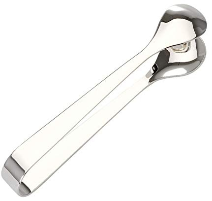 Zuckerzange versilbert 11 cm - stilvolle Servierzange für Zuckerwürfel, anlaufgeschützt & poliert, elegantes Accessoire für Kaffeezeit, Teestunde & Geschenkidee