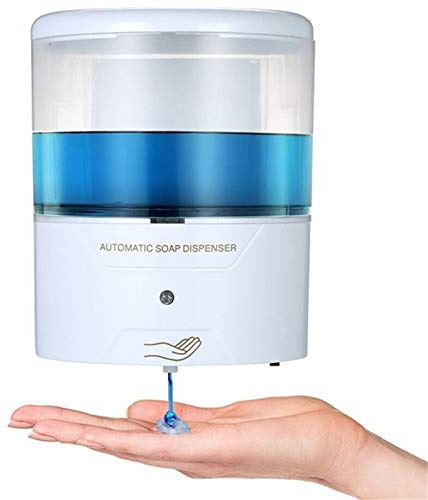 Lingland Automatic Induction Type Soap Dispenser Wall-Mounted Disinfection Machine(White) Soap Dispenser Hand sanitizer Home Hotel (Color : White)