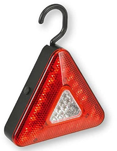 CARCOMMERCE 42818 Triangle de présignalisation avec LED Rouge