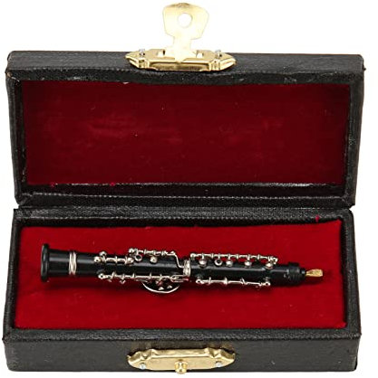 BEIJIALY Strumento Musicale in Miniatura, Spilla per Oboe in Miniatura per Gli Amanti della Musica, Spilla Musicale Modello Oboe in Miniatura con Protezione Antiruggine Squisita per Festival Musicali