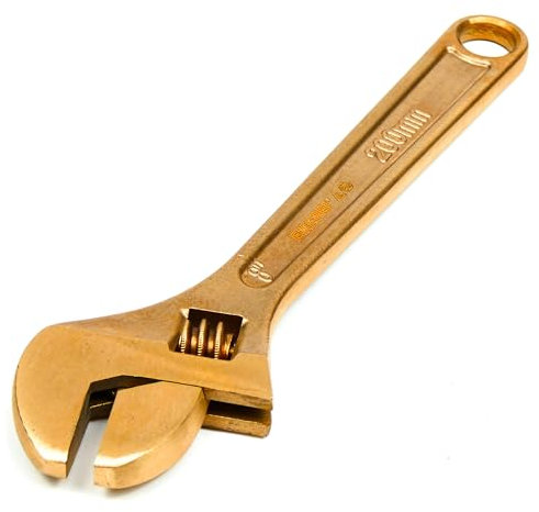 emarei® ATEX Rollgabelschlüssel 24 * 200 mm, funkenfrei, funkenarm. antimagnetisch, Material Beryllium-Kupfer, für den Einsatz in Ex-Bereichen und am starken Magneten